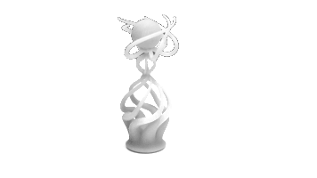 Schachfigur aus dem 3D Druck in Polyjet Durus PP àhnlich