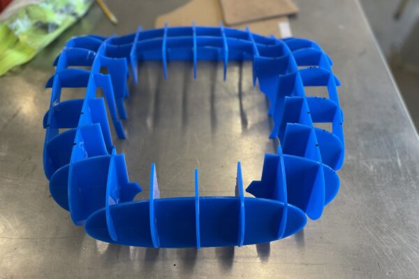 Plexiglas Mini-Modell Prototyp, lasergeschnittene Teile zum Zusammenstecken